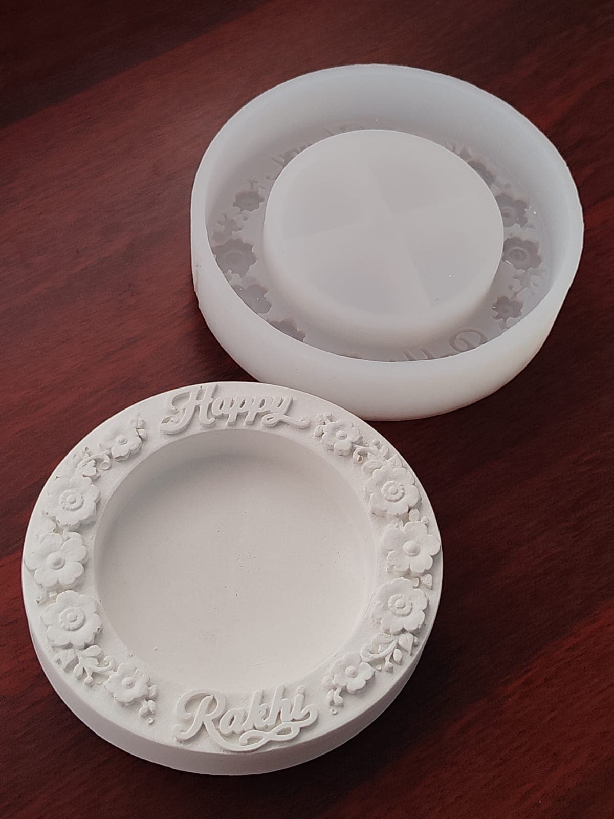 Happy Rakhi Tealight Holder and Candle combo set  2
