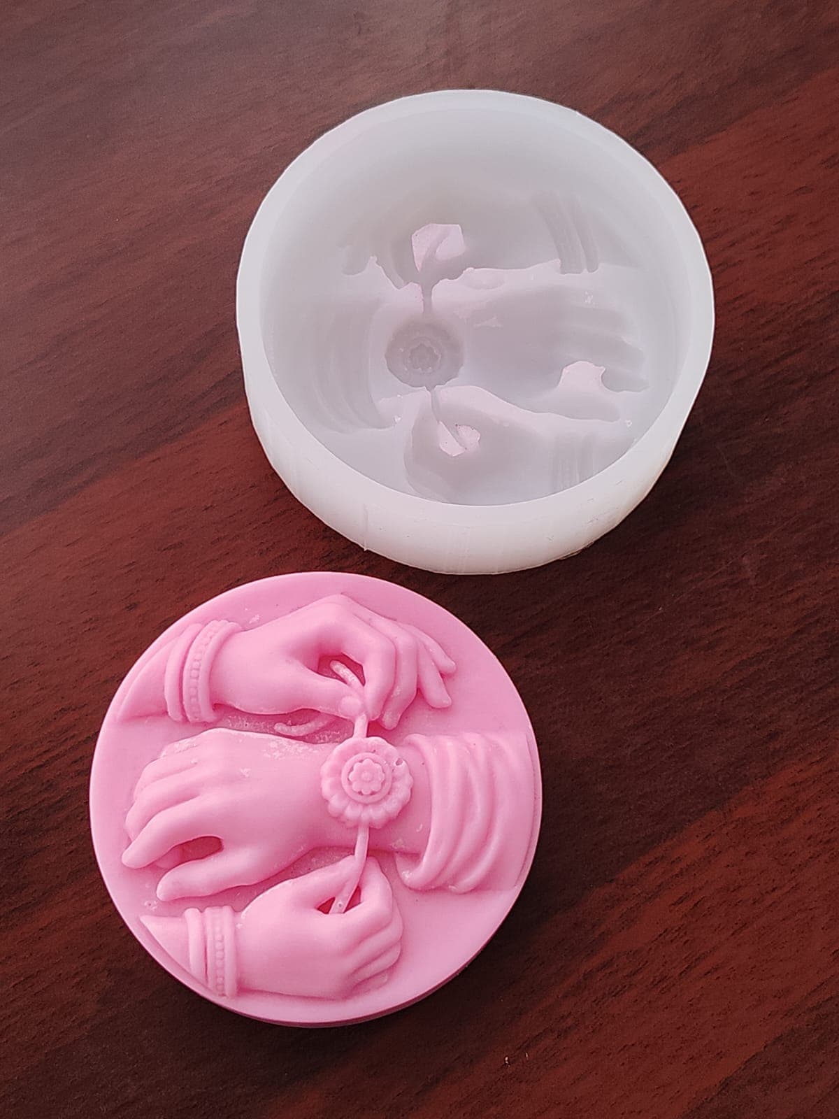 Happy Rakhi Tealight Holder and Candle combo set  3